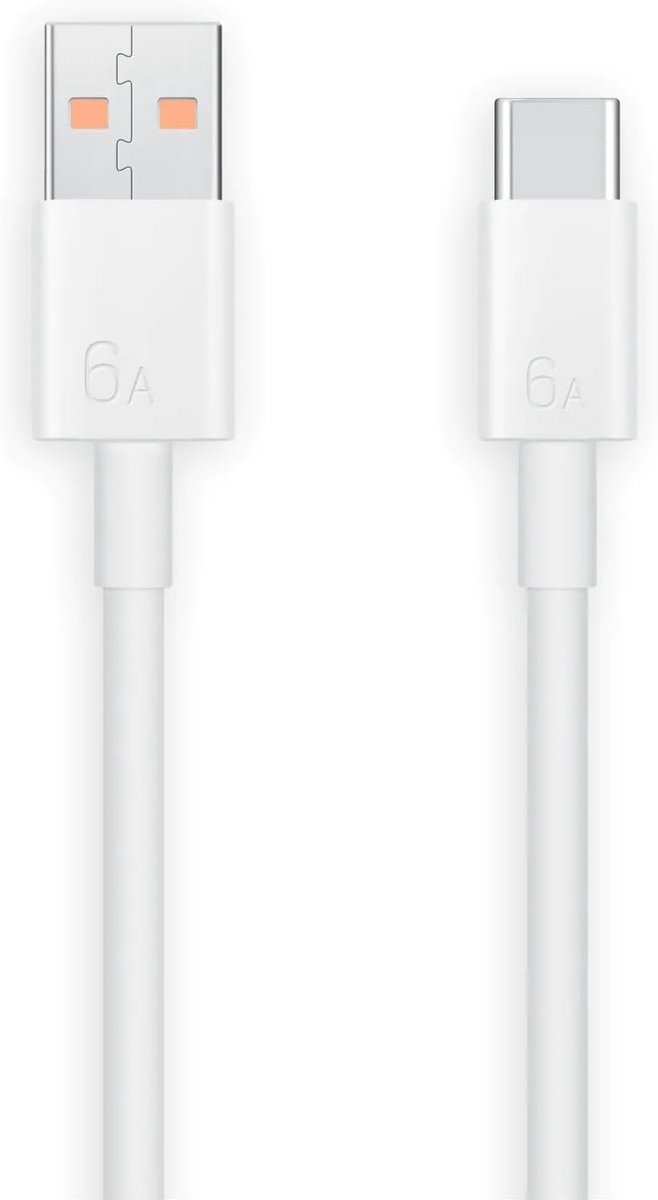 66W Oplader met USB-C Kabel - Snel en Veilig Opladen voor Smartphones
