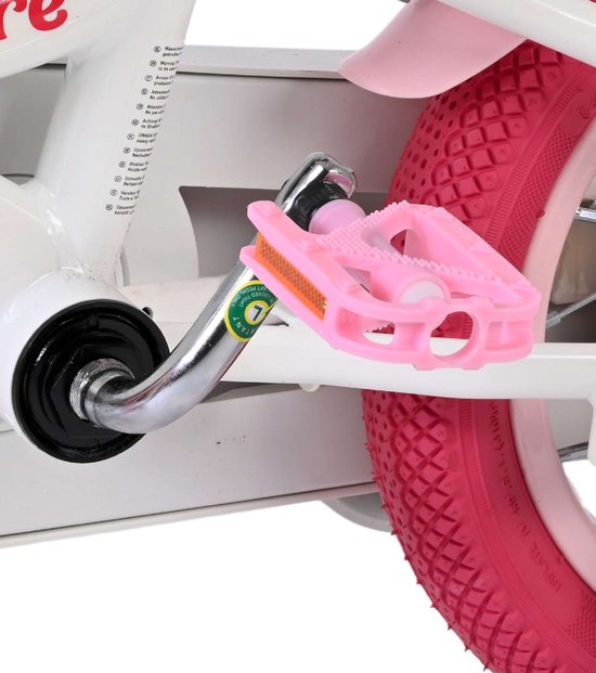 Volare Unicorn Kinderfiets - Meisjes - 12 inch - Wit van Volare — afbeelding 5