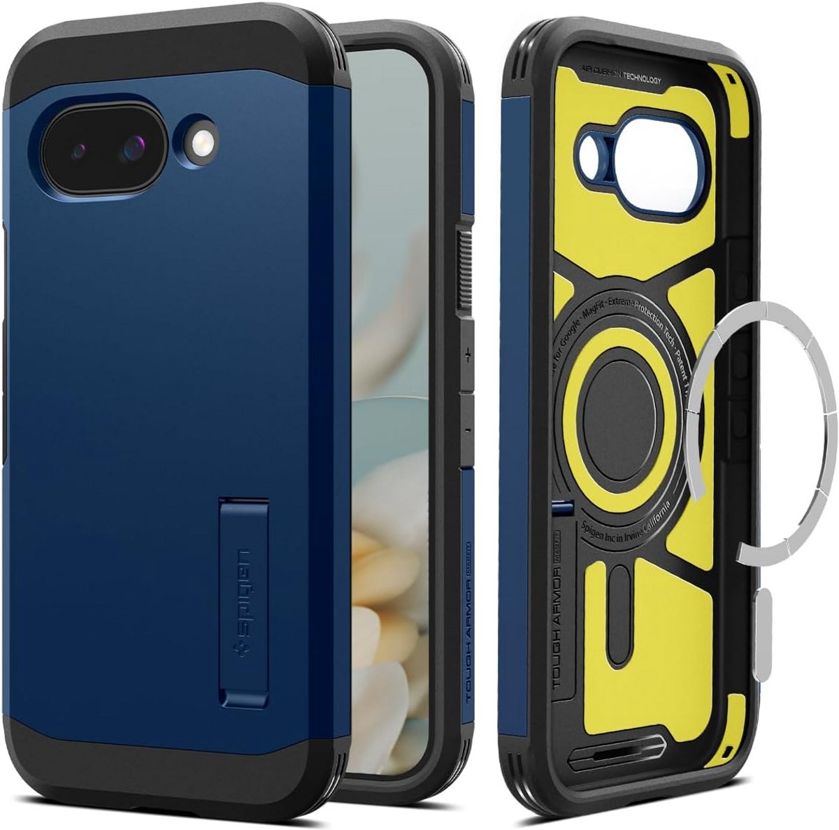 Robuuste Telefoonhoes met MagFit voor Google Pixel 9a, MagSafe Compatibel -marineblauw