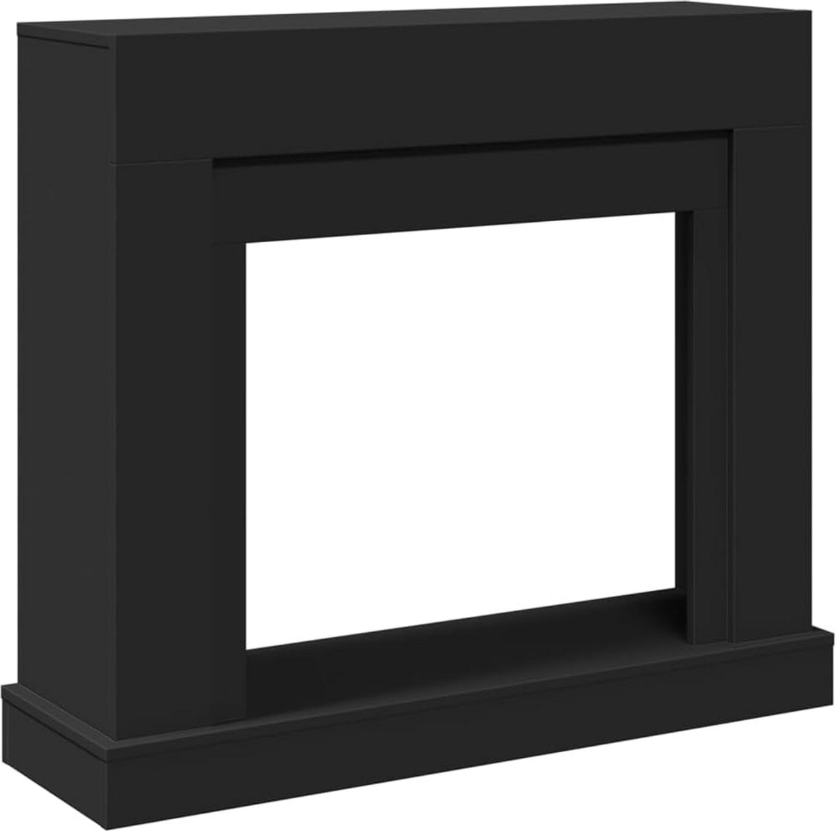 Sierhaard Ombouw Zwart 100x30x87.5 cm voor Elektrische/Bio-ethanol Haard