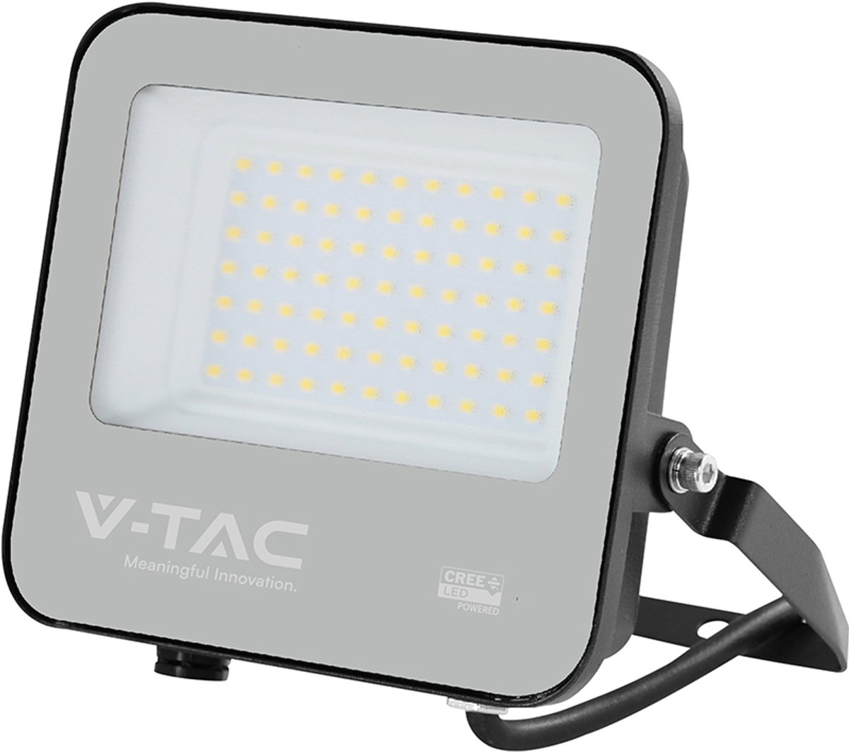 V-TAC VT-4455 LED Schijnwerper - CREE - 135lm/w - IP65 Waterdicht - Zwart - 50W- 6750 Lumen - 3000K
