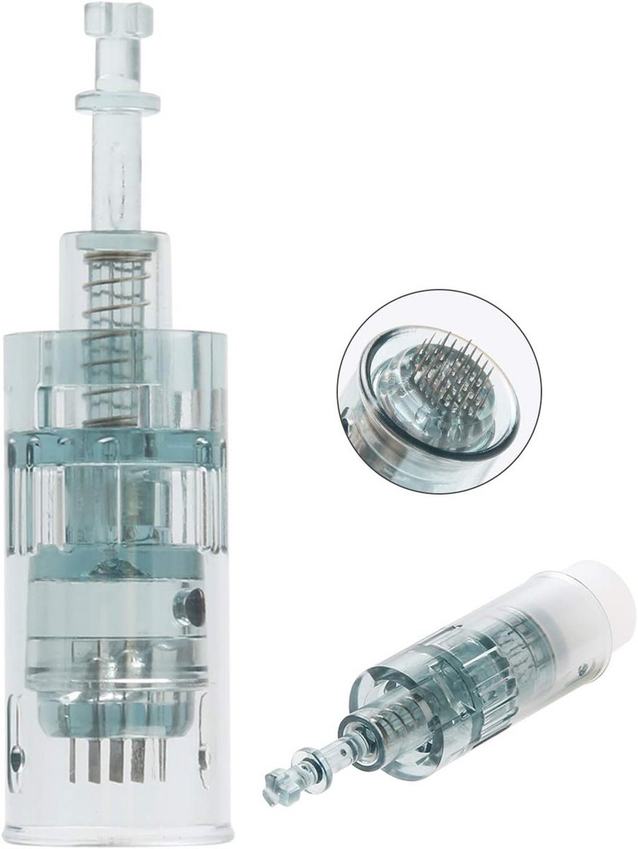Microneedling Pen Cartridges 36 Pins voor Gezicht en Lichaam - 10 Stuks/Pak