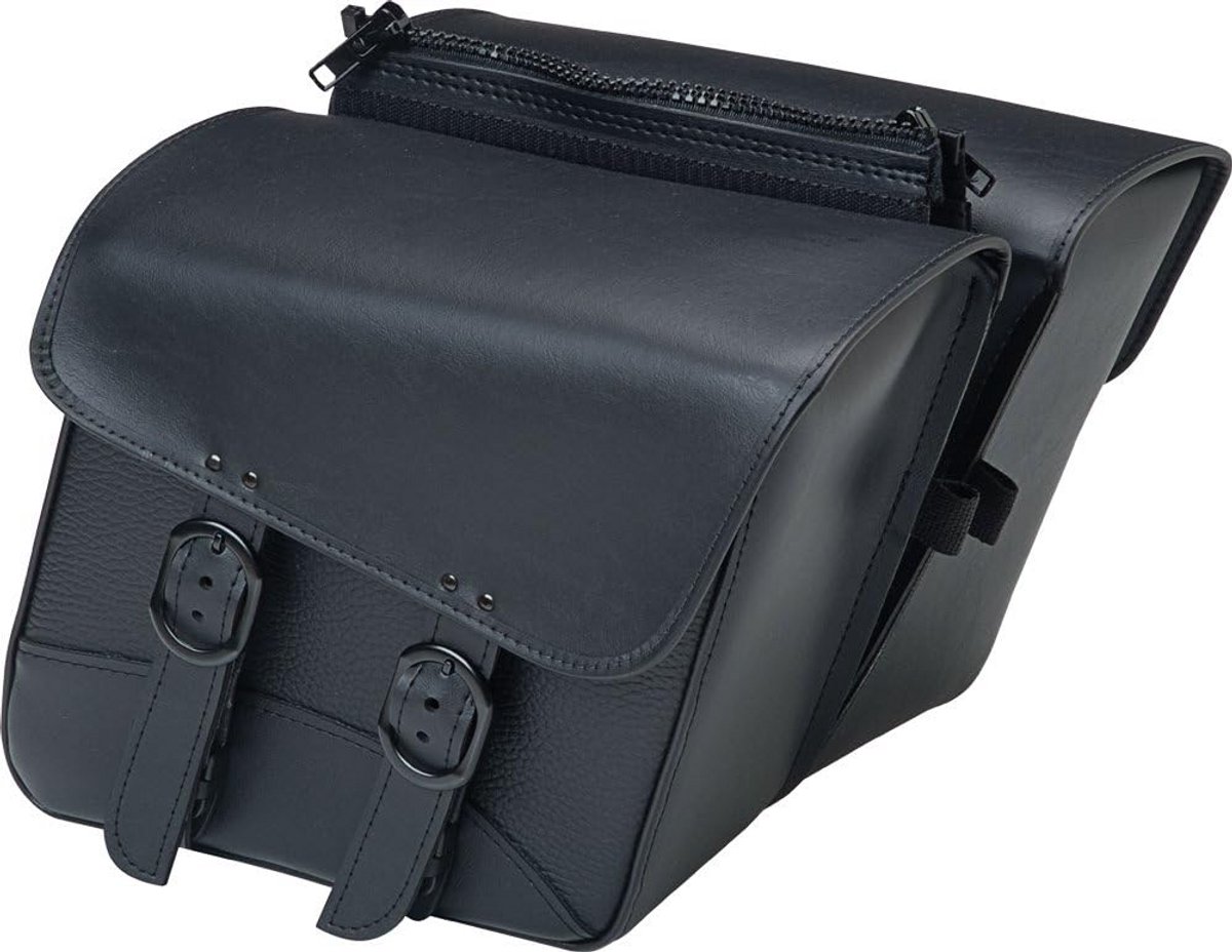Compacte Synthetische Motorzadeltassenset met 20 Liter Capaciteit