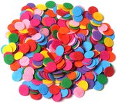 Vilten Knutselcirkels - 1000 stuks - Vilt Rondjes - Kleurvilt - Hobby rondjes - Knutsel cirkels - Ø 2.5cm - Diverse Kleuren - Creatief Vilt - voor knutselen, patchwork, naaien, doe-het-zelf en handwerk