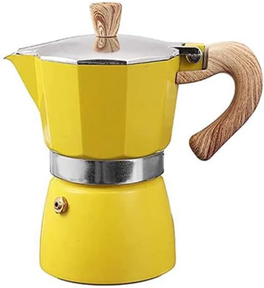 Klassieke Italiaanse kookplaat espressomachine voor sterke espresso