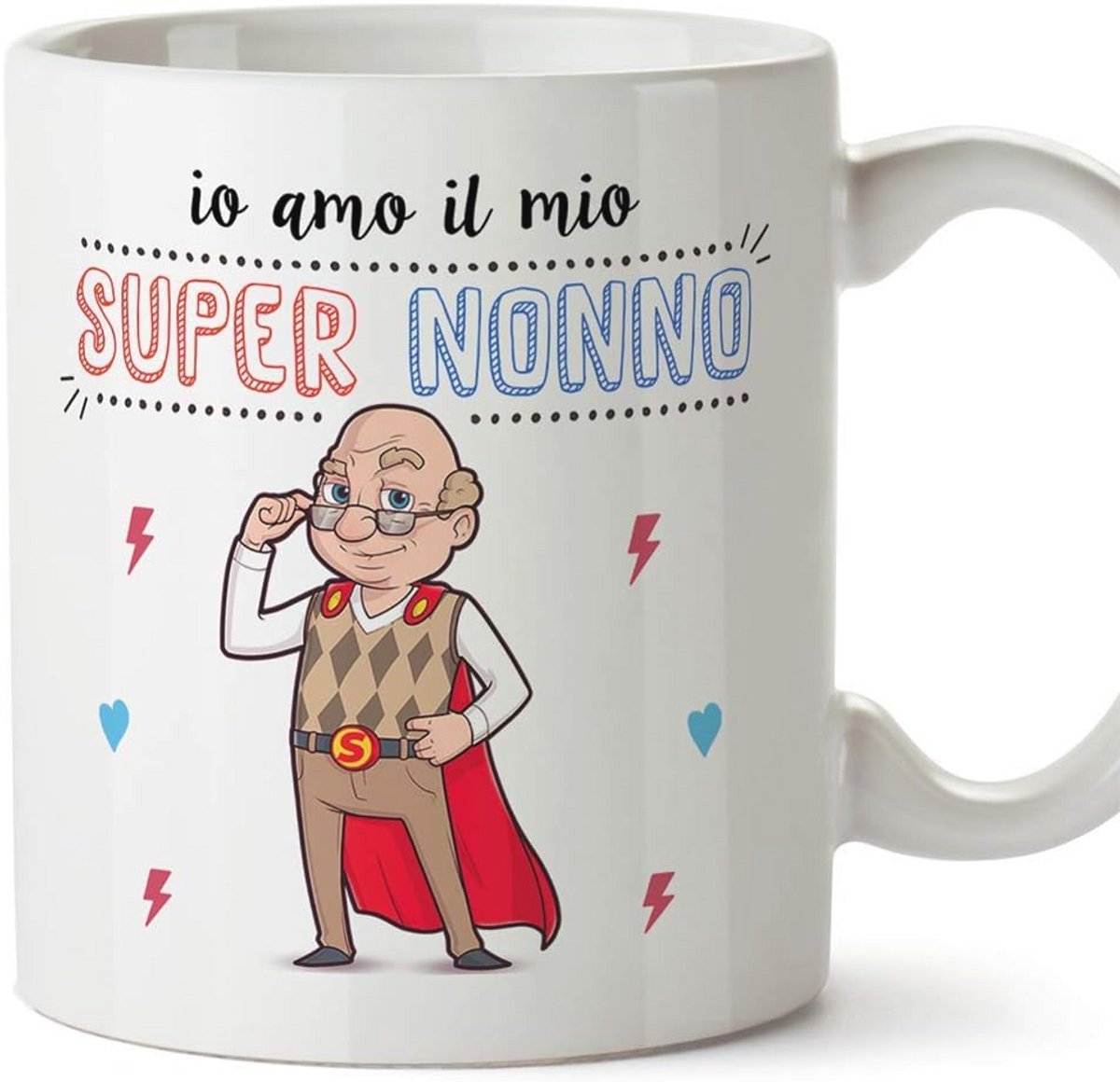 Multifunctionele Keramische Mok met Uniek Design - 330ml
