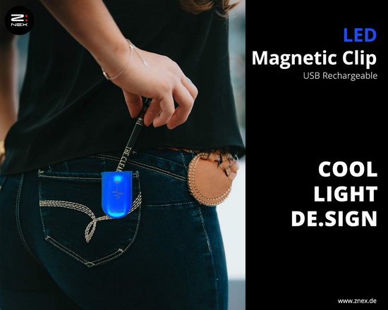 Oplaadbare USB LED Magneet Clip voor Fiets Veiligheid en Zichtbaarheid in het Donker — afbeelding 5