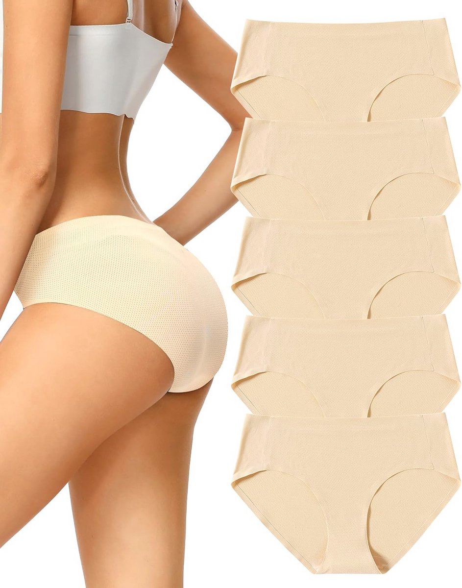 Onzichtbare Dames Onderbroeken Set van 5 - Hipster Culottes, Stretch en Naadloos Ondergoed