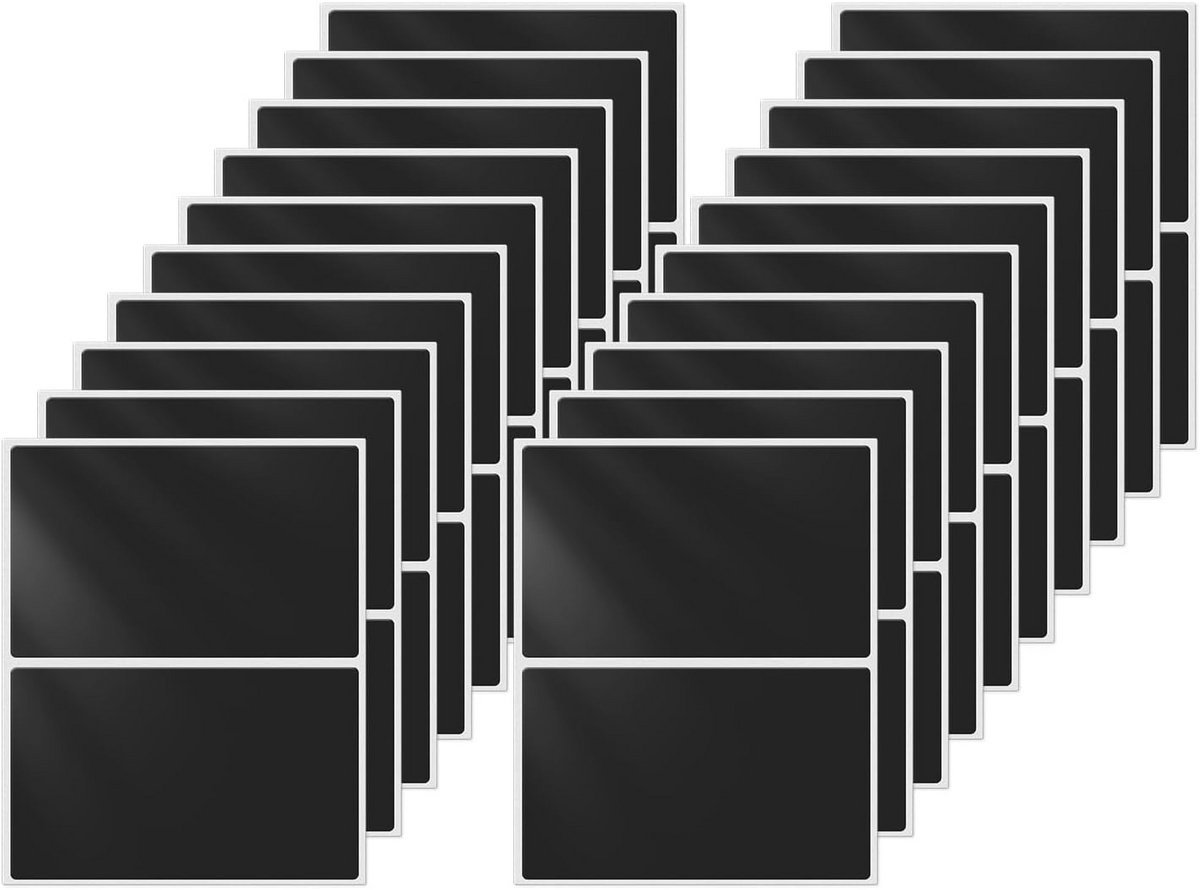 Kleurcodering etiketten 76 x 50 mm - Waterdichte zelfklevende stickers - 40 stuks