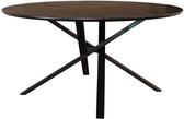 Eettafel rond Ronsi Antoinette zwart 150cm ronde tafel MDF eetkamertafel
