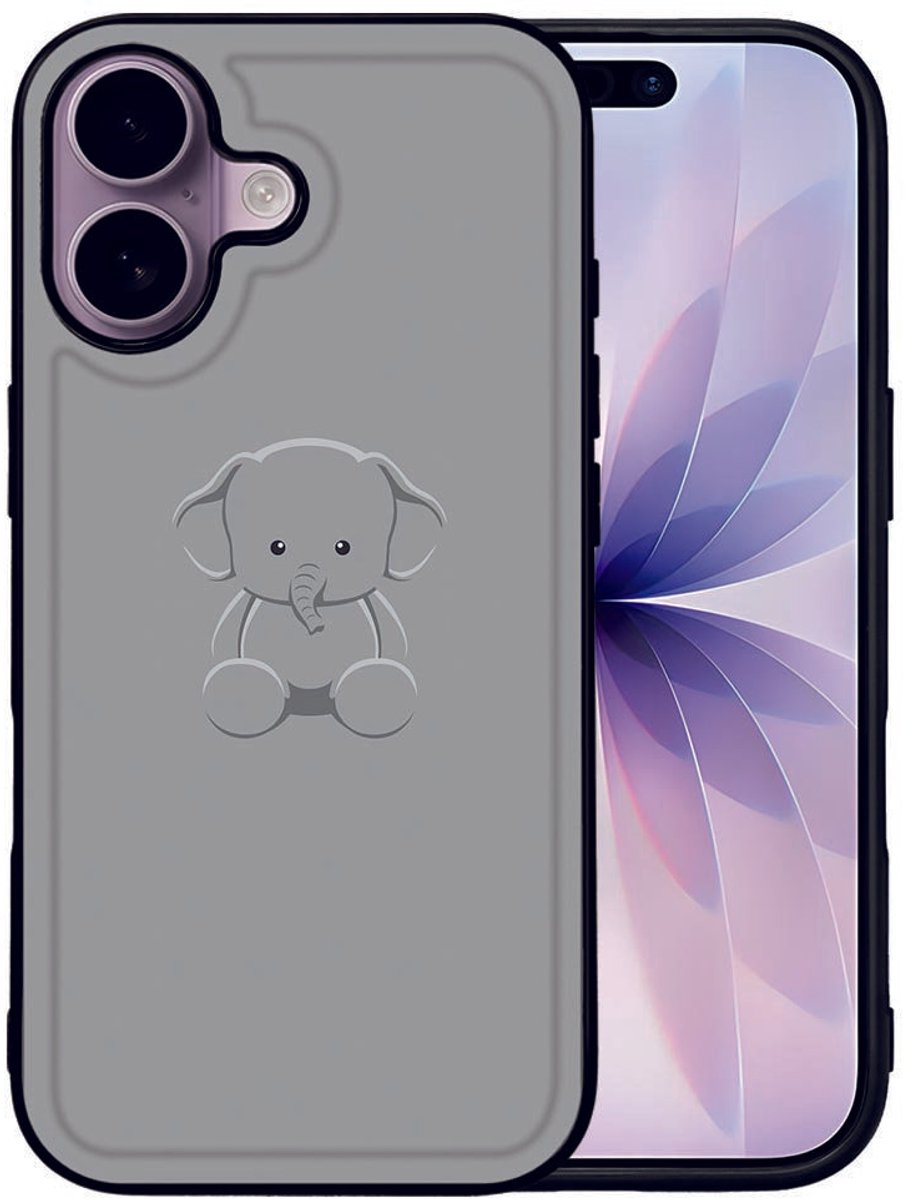 Backcover Hoesje Apple iPhone 17 Baby Olifant