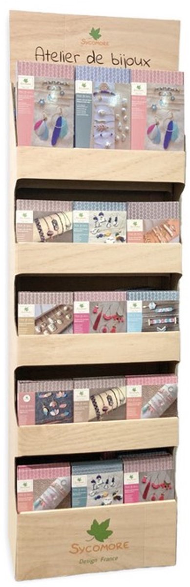 Sycomore sieraden atelier display - creatief speelgoed voor kinderen.