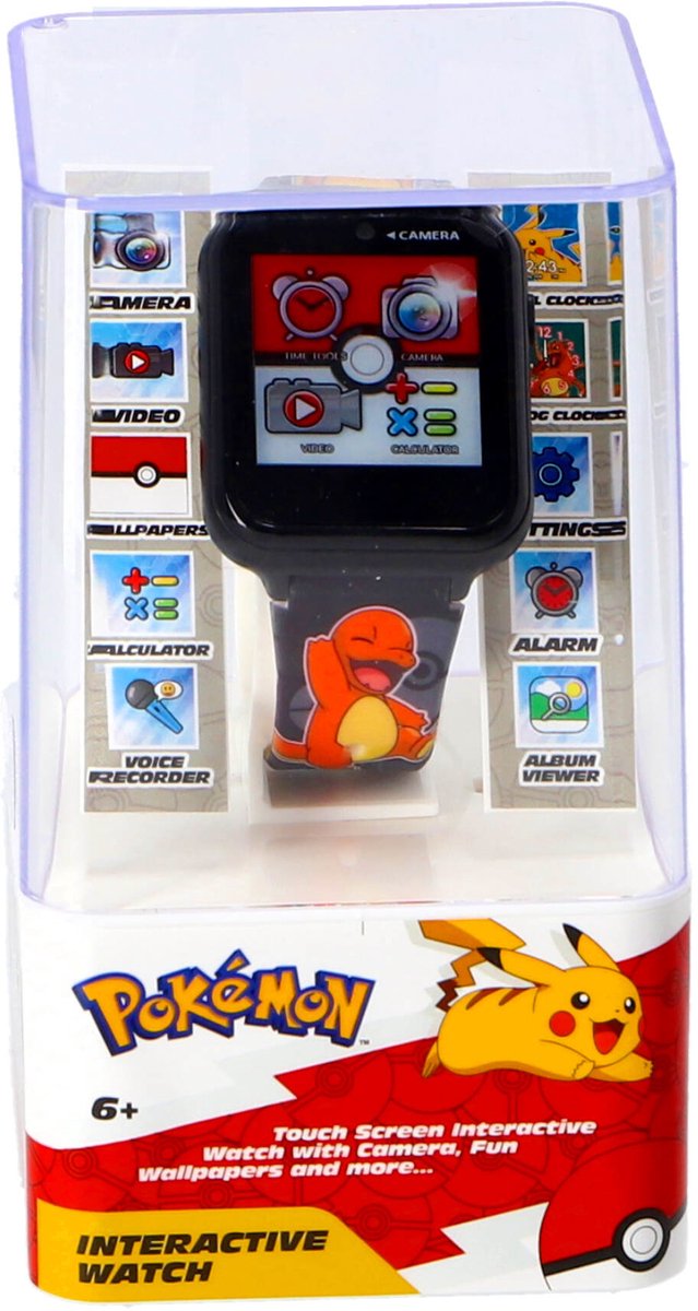 Accutime Pokémon Smartwatch Kinderen - Selfie Camera voor Foto