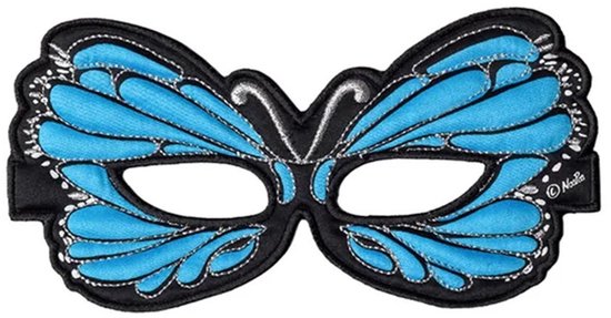 Douglas Vlinder oogmasker - blauw - voor kinderen - vlindermasker - verkleedaccessoires