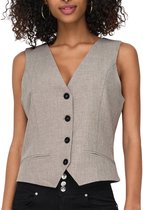 ONLY- ONLLINDA S/L MEL FIT WAISTCOAT TLR NOOS - Dames - Jas