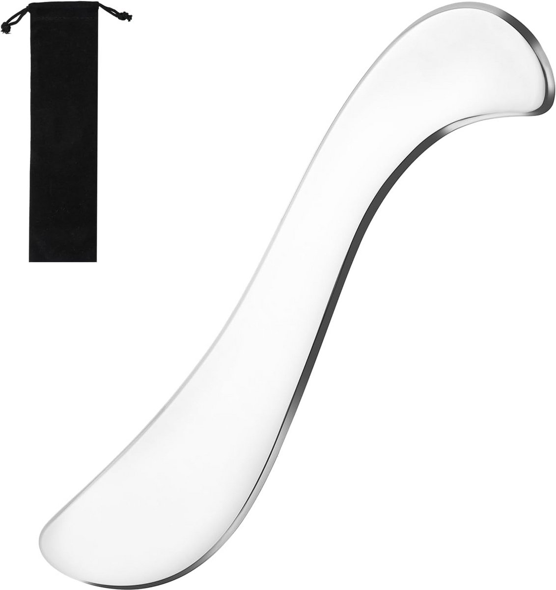 Gua Sha Roestvrij Staal Massage- en Fascia-schraper voor Lichaam en Gezicht