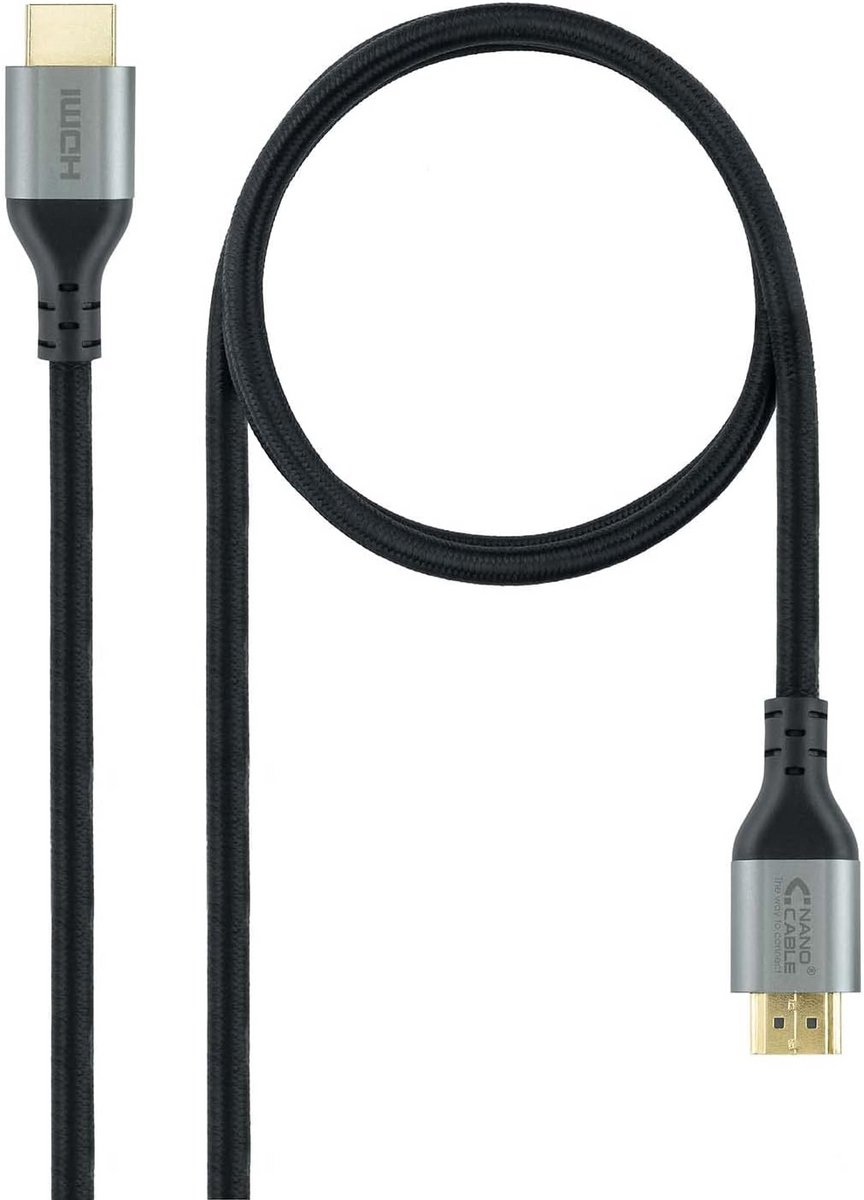 HDMI 2.1 Kabel 8K 60Hz & 4K 120Hz Ultra High Speed 48Gbps - 1.5 Meter Zwart