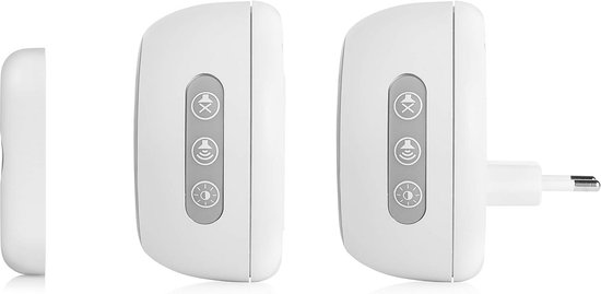 Draadloze deurbel set met 2 ontvangers en 175 meter bereik — afbeelding 4