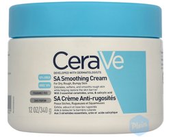 CeraVe SA Anti-Ruwe Huidcrème - voor de Droge en Ruwe Huid - met Salicylzuur - 340ml