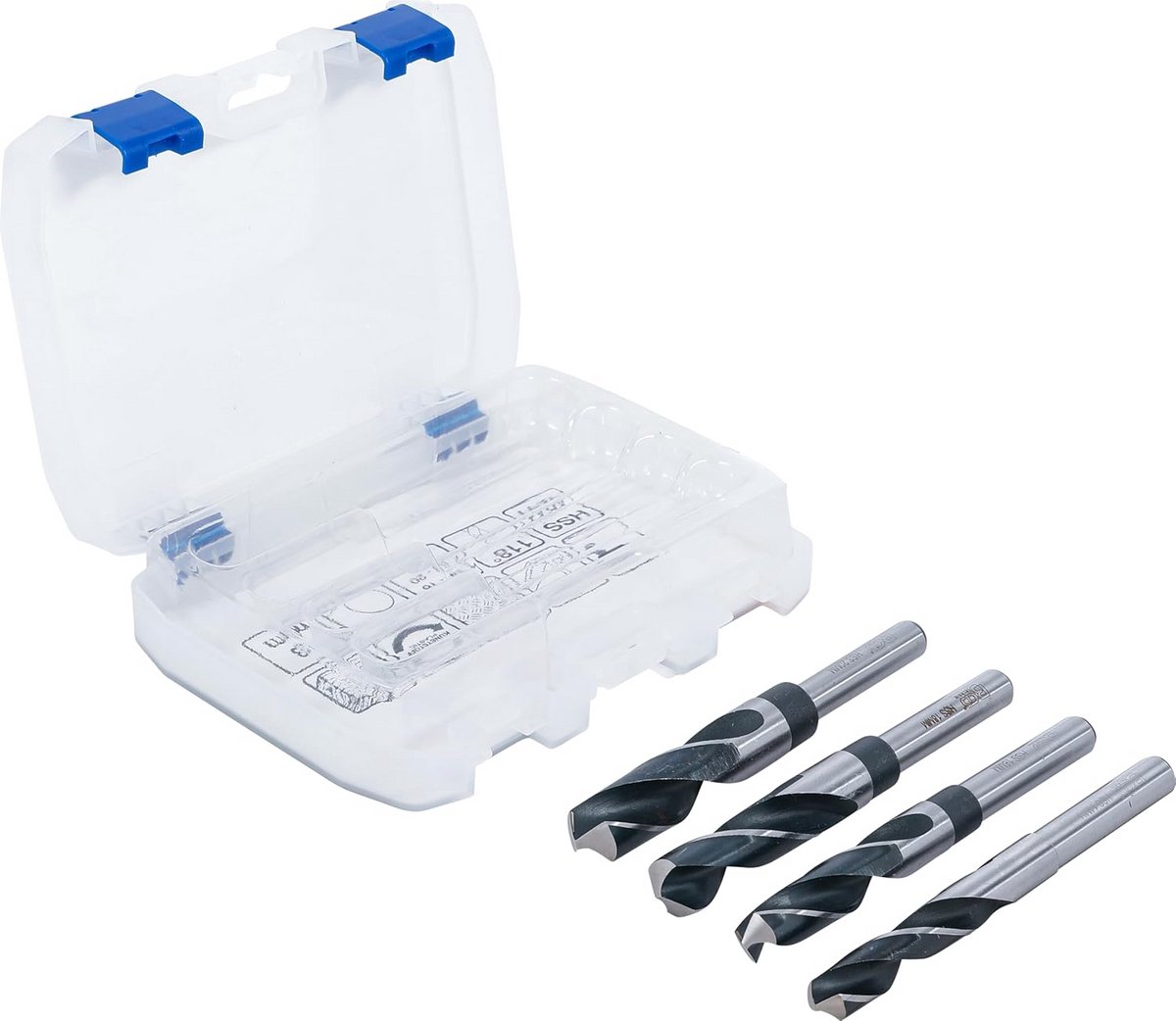 HSS Boorset 4-delig 14 tot 20 mm voor Metaal