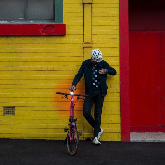 Sterk Wit Voorlicht voor Fietsen met Duurzame Montage — afbeelding 3