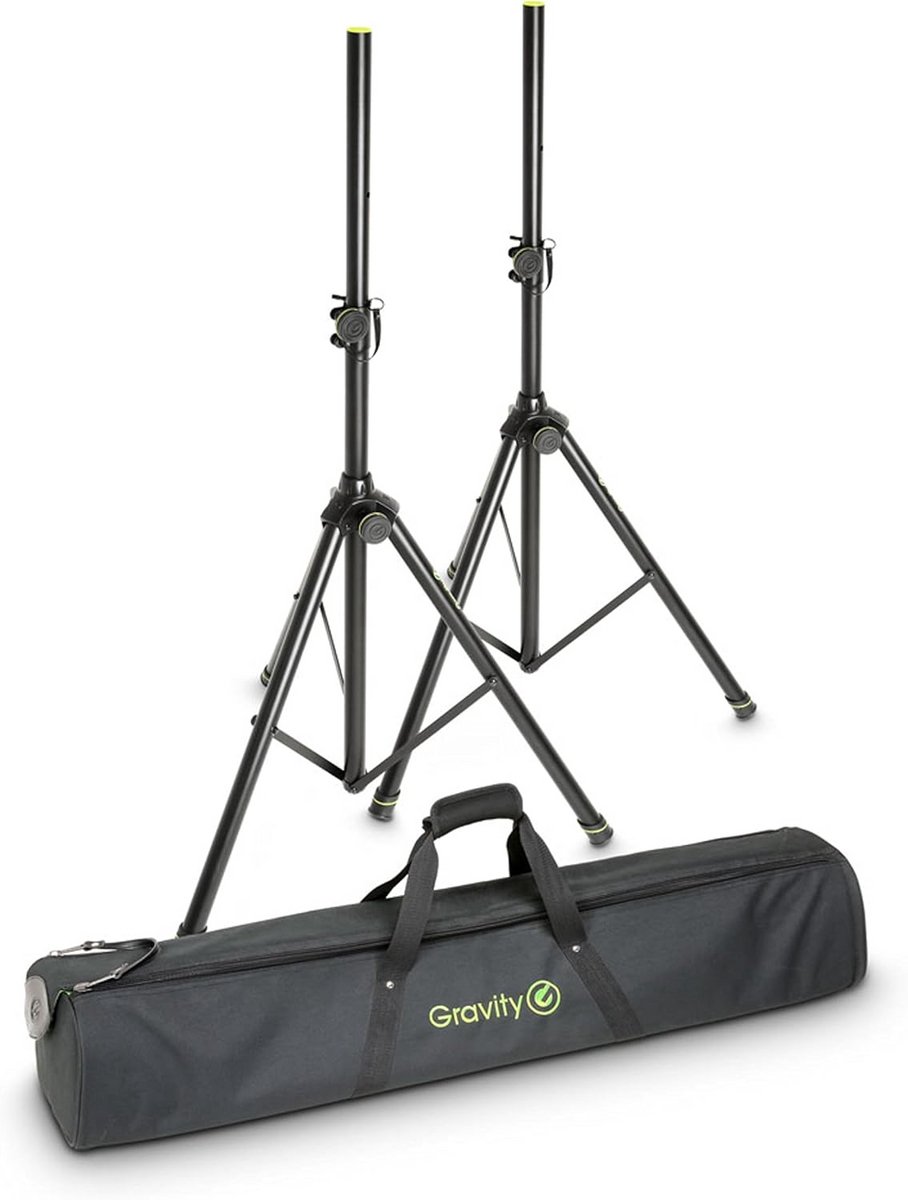 Set van 2 Stevige Speaker Stands met Draagtas - Professioneel Luidsprekerstatief