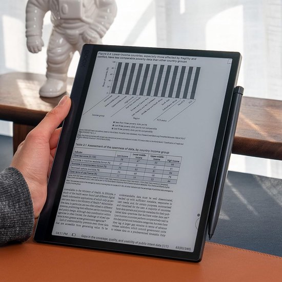 10.3 inch E-Reader Tablet met Android 11 en 128GB Opslag | bol