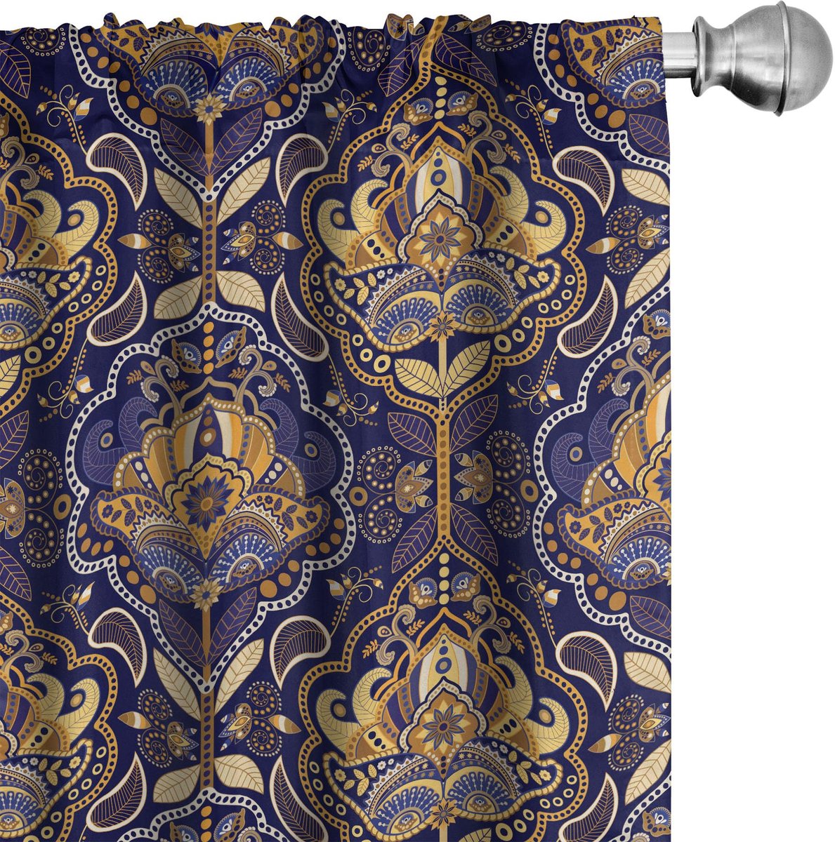 ABAKUHAUS – 2x75x245 cm gordijnen – microvezel – halfdonkerend