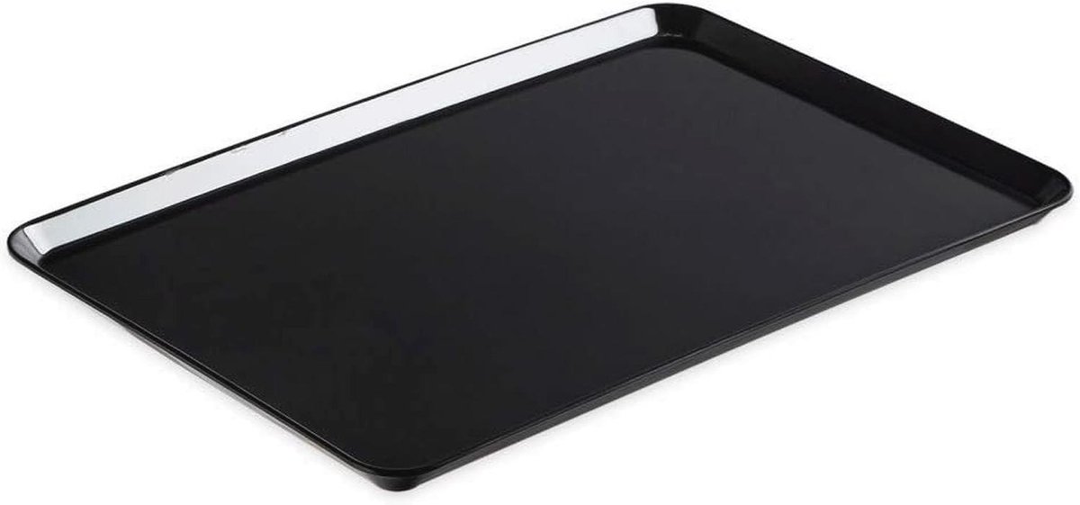Zwart Serveerdienblad van Melamine – 42x28 cm