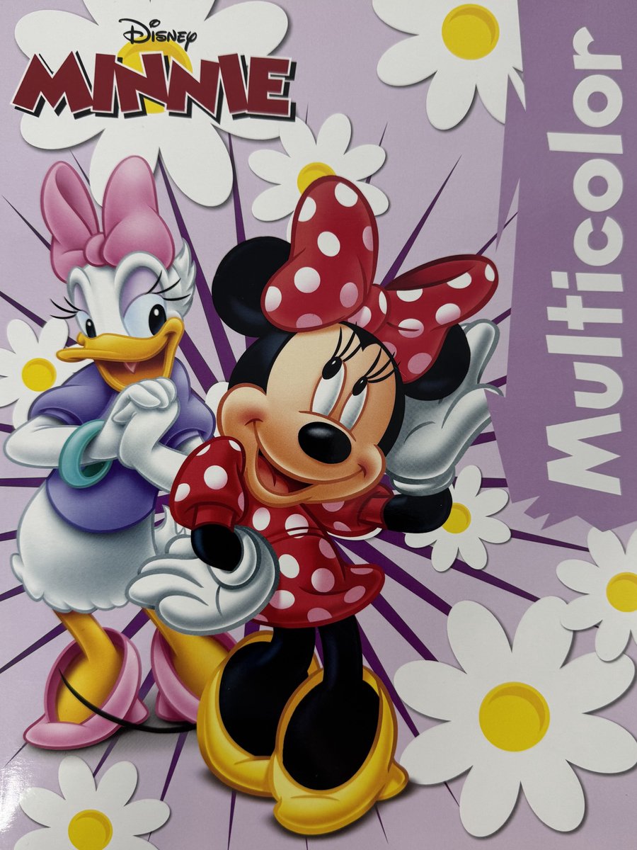 MultiColor Kleurboek Disney Minnie en Katrien - Kleurboek over Minnie Mouse - 32 Pagina's - 17 Kleurplaten en 17 Voorbeelden - Kleurboek Voor Kinderen - Knutselen - Creatief - Uitermate Geschikt voor Kleurpotloden en Wasco