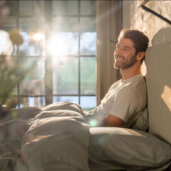 Housse de couette Tuur® 240x220 100% coton Bio - Gris Timeless - Certifiée GOTS - Avec empiècement goulot de bouteille