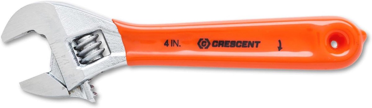 Verstelbare moersleutel met comfortgreep - 10 cm