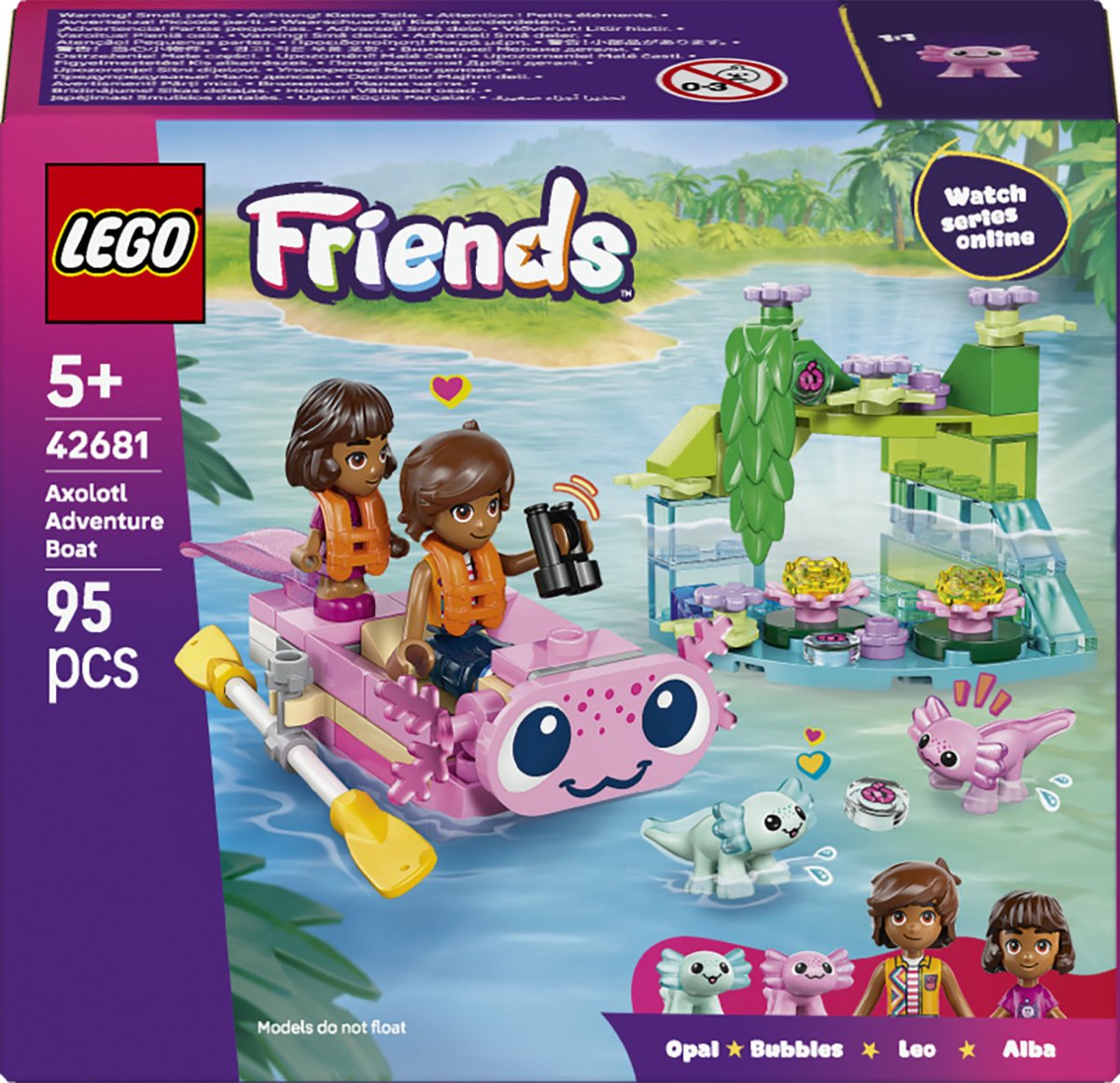 LEGO Friends Axolotl avontuur boot bouwset - speelgoed - 42681 — afbeelding 19