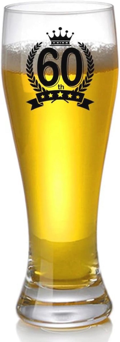 Cadeau-idee Heren Bierglas 50e Verjaardag