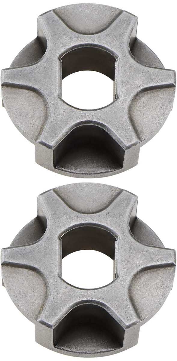 2 stuks 3/8" kettingzaagtandwiel spline membraan 9mm geïntegreerde geleider tandwiel kettingzaag elektrische vervangende onderdelen compatibel met Makita DUC254 DUC204