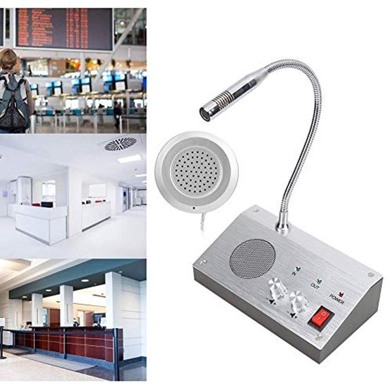 Intercommicrofoon, Dual Voice Intercom, Geen ruis, Raambalie,... | bol