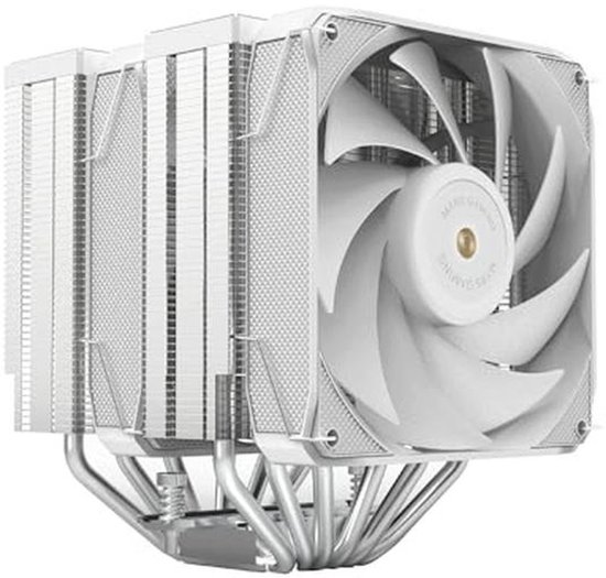 Mars Gaming MCPU-XU6, CPU Koeler Dubbele Toren, TDP 350W, 2x Hybride Bladen Ventilatoren en Hypergebalanceerde Koper FDB Lager, 6 Heatpipes HTC ULTRA Technologie, Universele Multisocket, Zwart