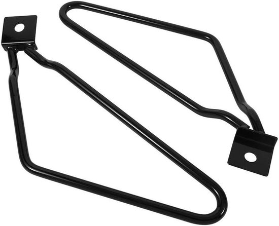 Beschermende Beugel Voor Motorfiets Modificatie - Zadeltassen Mount Beugels - XL883 / 1200 HD1450 / 1584 - Zwart - Motorfiets Accessoires.
