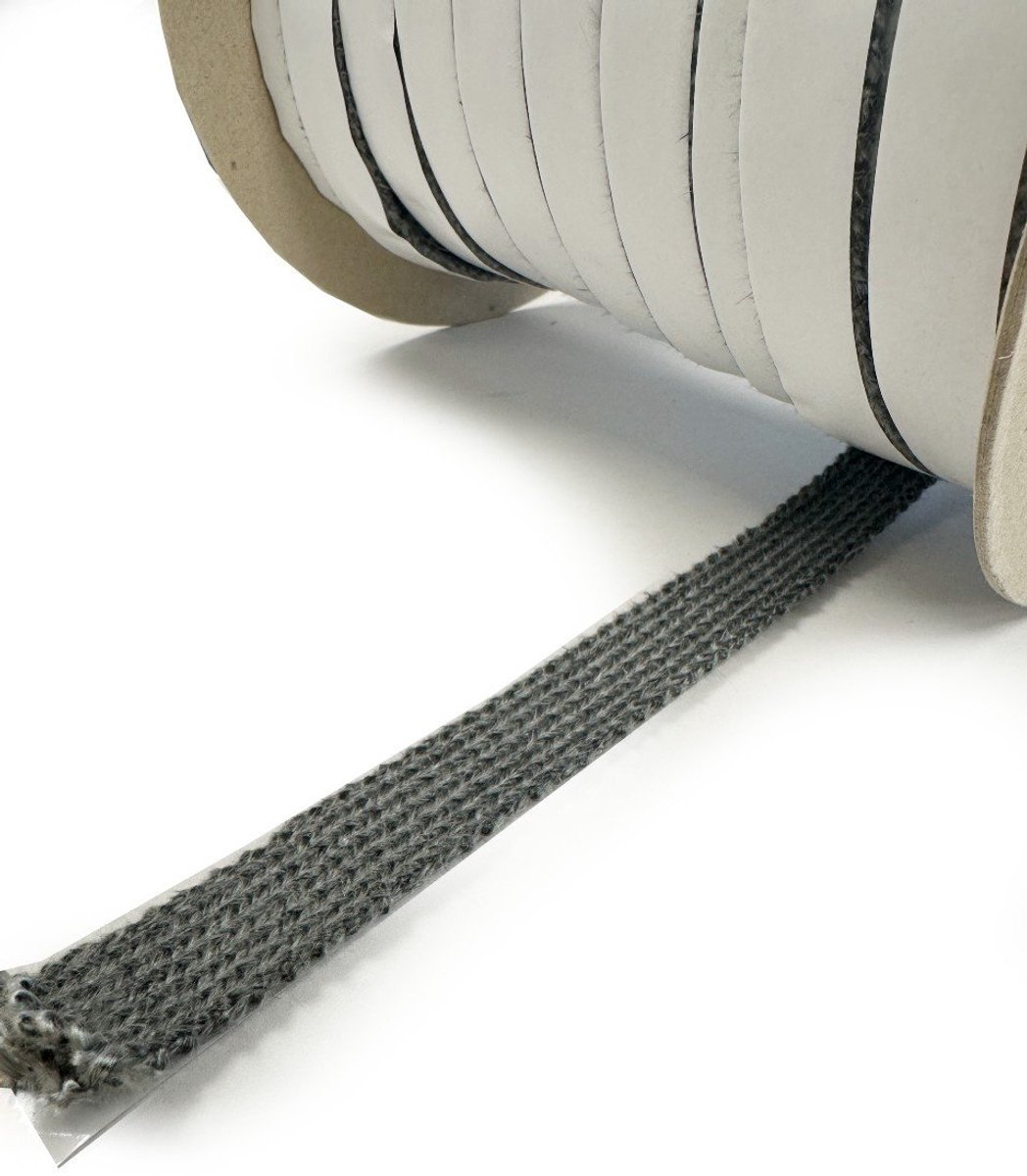 550 °C | HD 10 mm x 3 mm x 50 m Afdichting zelfklevend | Kachelkoord plat hittebestendig