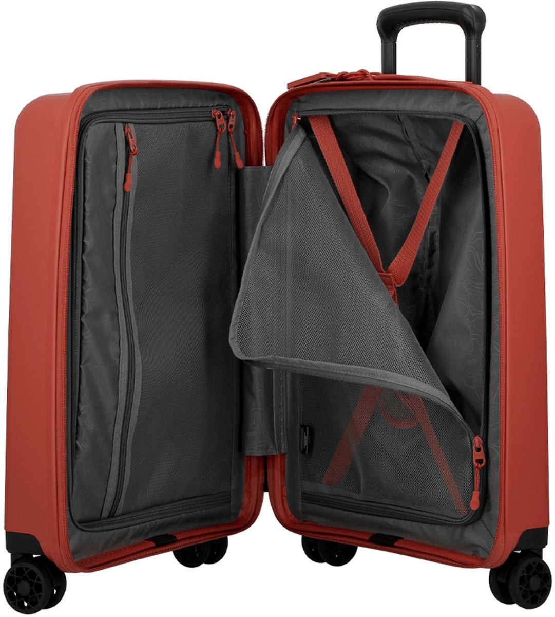 Jump Enais 4 wielen Trolley 66 cm met uitbreidingsplooi - Hybride - TSA slot - rust