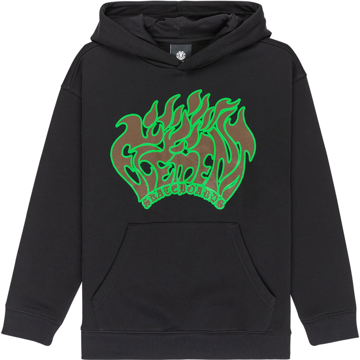 Element Hot Sauce Hoodie 12 Years Jongens Zwart