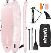 Virtufit Supboard Yoga 335 - Old Pink - Stand Up Paddle Board - Supboard Opblaasbaar - Voor beginners en gevorderden - Met accessoires en draagtas - Verstelbare peddel - Max. 180 kg