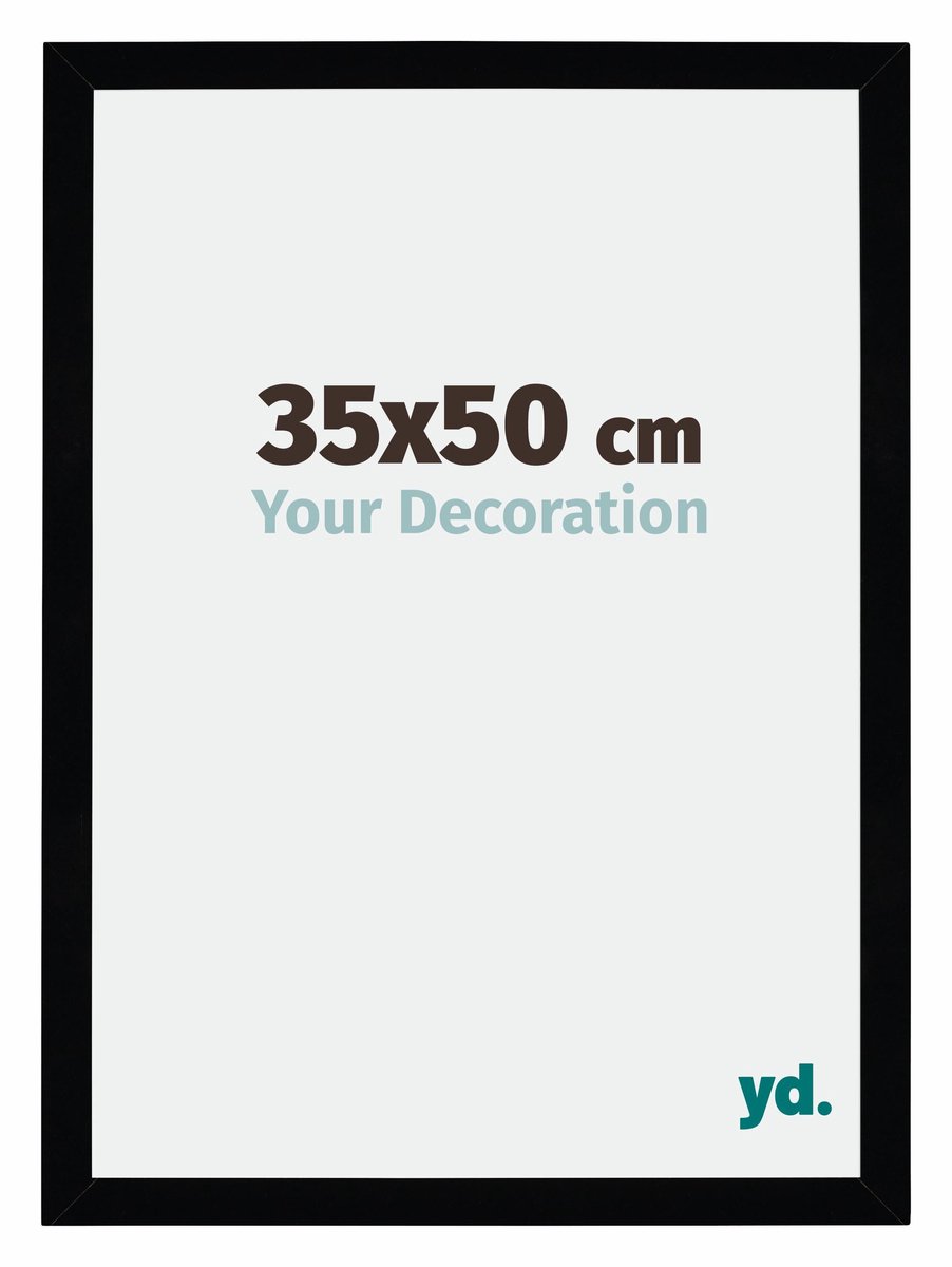 yd. Your Decoration - Fotolijst 35x50 cm - MDF - Zwart Hoogglans - Mura