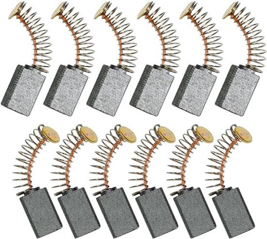 Koolborstels voor elektromotoren - Universeel - 13 mm x 8 mm x 5 mm