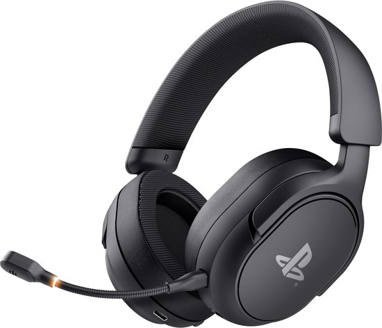 Trust GXT 499 Forta - Draadloze Gaming Headset - Official Licensed voor PS5 - werkt op PS4/PS5 - Batterijduur tot 55 uur - met USB-ontvanger - Zwart