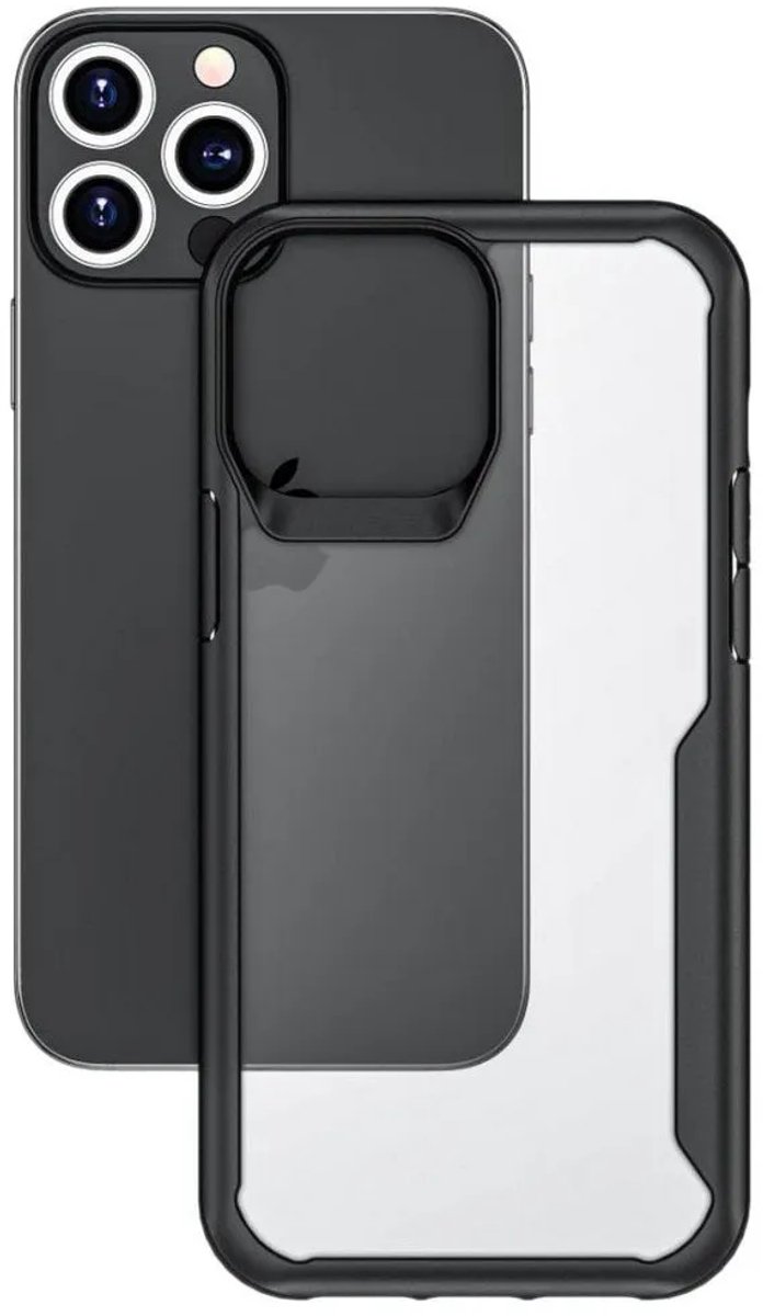 Muvit For Change Apple Iphone 13 Pro Max Shockproof 2m Silicone Telefoonhoesje Zwart