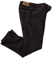 ATLAS FOR MEN - Zwarte regular stretch jeans - Heren - Verkrijgbaar in grote maten - W34