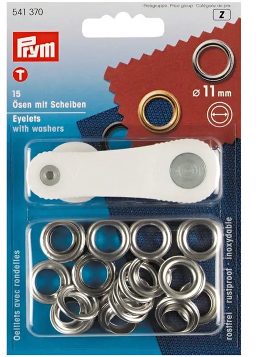 Anneau de voile Prym - Ø 11 mm