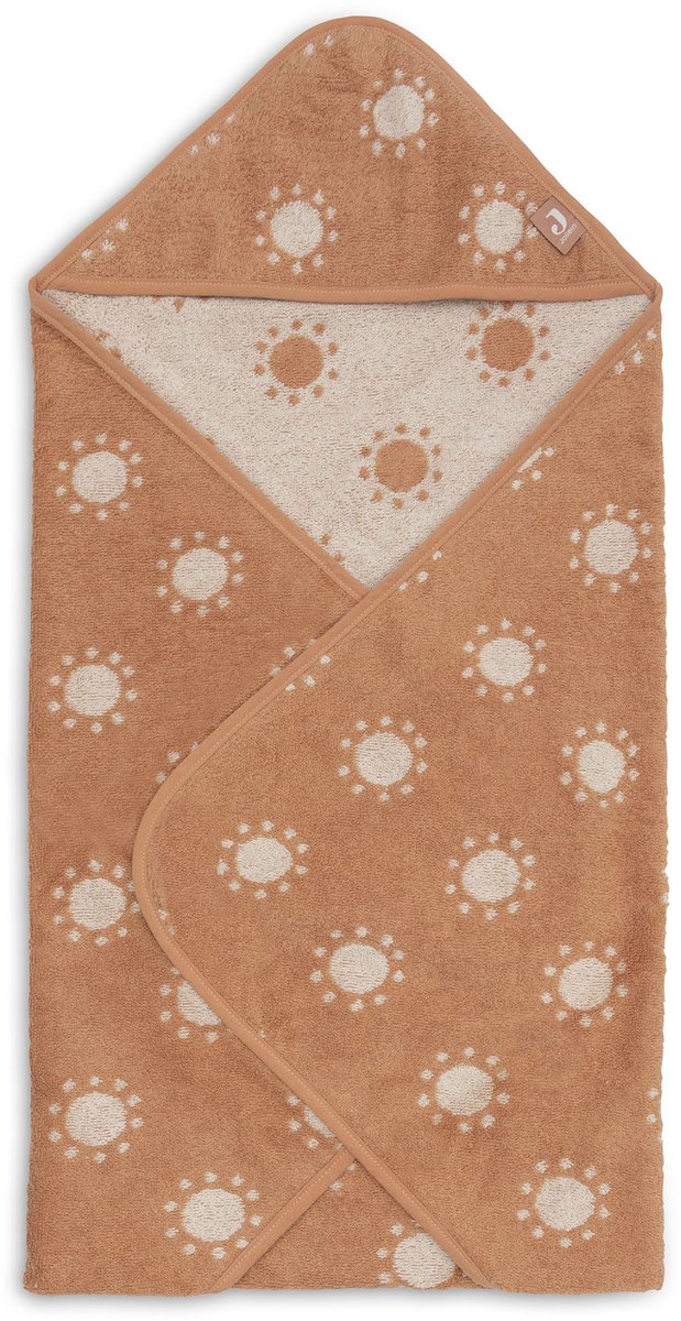 Jollein Badcape Baby - Jersey / Badstof - 75x75 cm - Jacquard - Sun van Merkloos — afbeelding 3