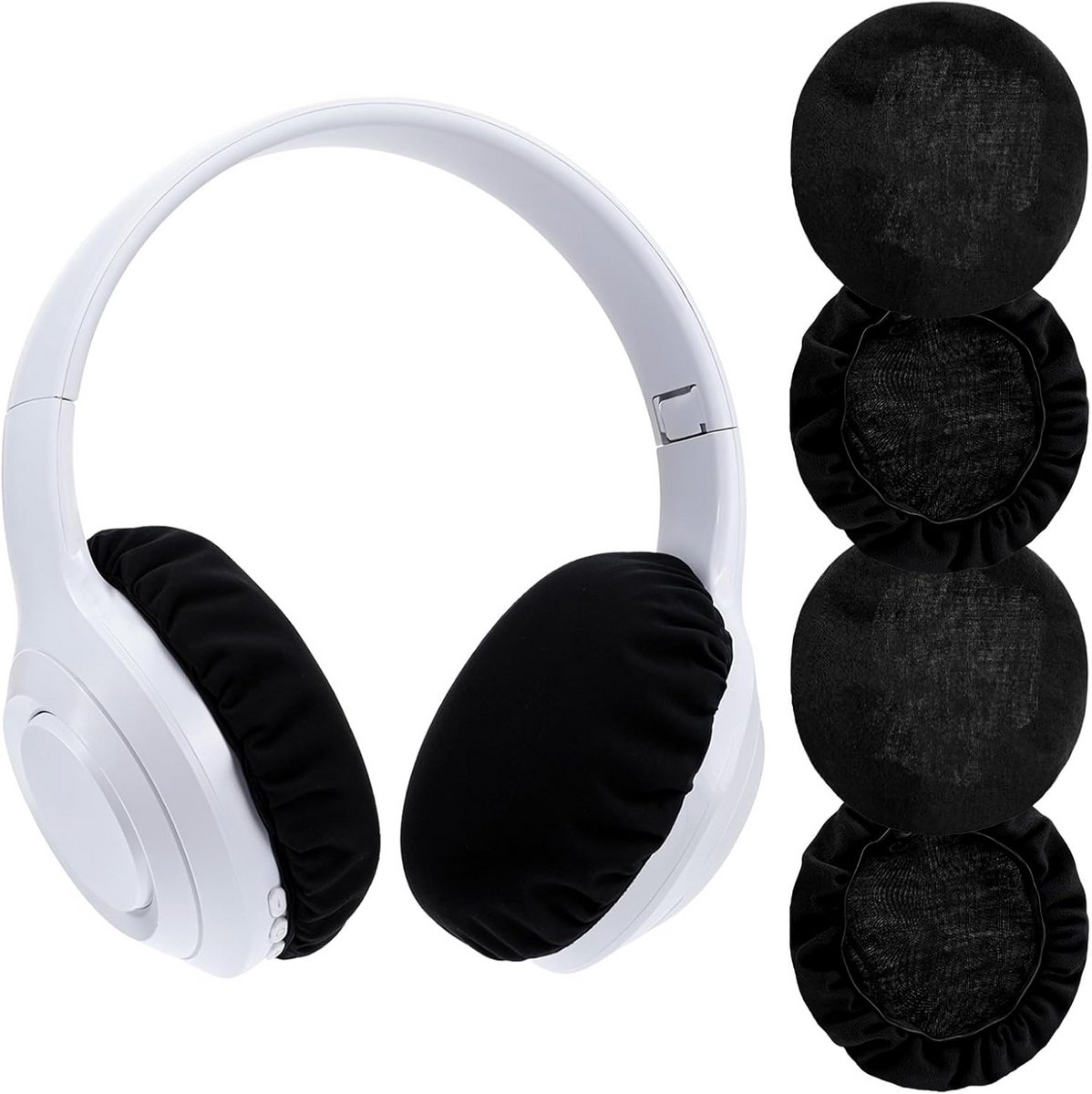 4x Universele Wasbare Oorkussenhoezen voor Over-Ear Hoofdtelefoons - Zacht & Ademend